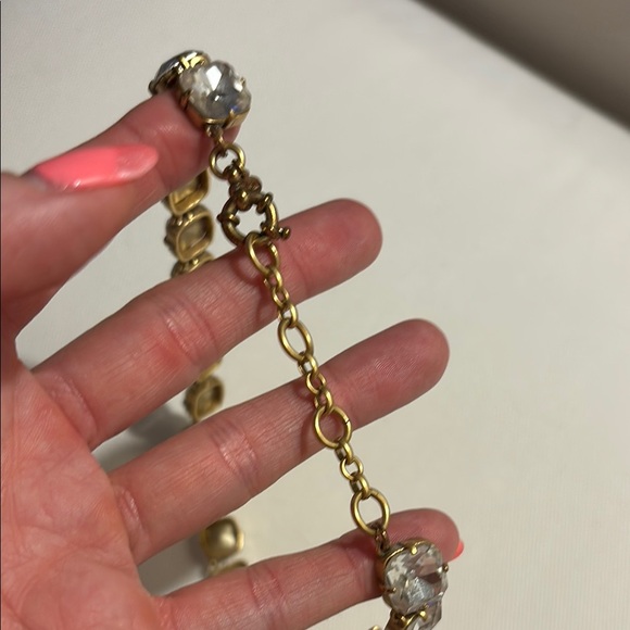 J. Crew Gold and Crystal Women's Necklace - Picture 5 of 5